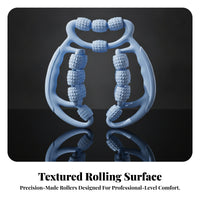 Loop with Roller Wheels | Leg Massage Clamp, Open Circular Frame, for Home