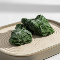 Miniature Irregular Mossy Rock Model for Dioramas and Micro Landscapes