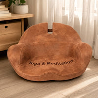Meditation Cushion Ergonomic Floor Cushion with Backrest Posture-Supporting Cushioned Mat for Meditators