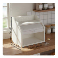 Realistic Design 1:12 Scale Bread Cabinet Miniature Bread Box for Collectors, Kids, Miniature Scene