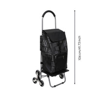 Shopping Cart with Seat Portable for Apartments, Seniors, Shoppers
