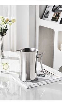 Nordic Stainless Steel Cold Water Pitcher, Large Capacity, Heat Resistant, Explosion-Proof