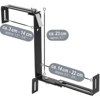 Stainless Steel Adjustable Plant Pot Bracket for Balcony Railings