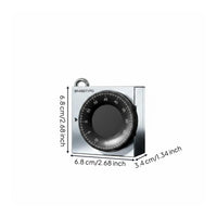 Square Mechanical Timer Precise Timing Magnetized Fridge Timer Memory Function