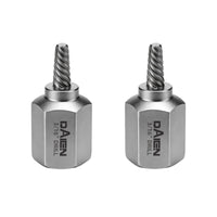 2 Pieces Extractor with Spiral Tip Long-Lasting Spiral Screw Extractor