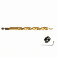Spiral Fluted Inclined Hole Drill Bit Straight Shank Angled Wood Drill Bit