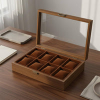 Wooden Watch Box Gift-Ready Packaging Wood Watch Display Box Easy to Clean