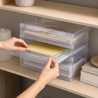 Household Document Storage Box for Certificates, Property Deeds, Birth Certificates, and Important Files