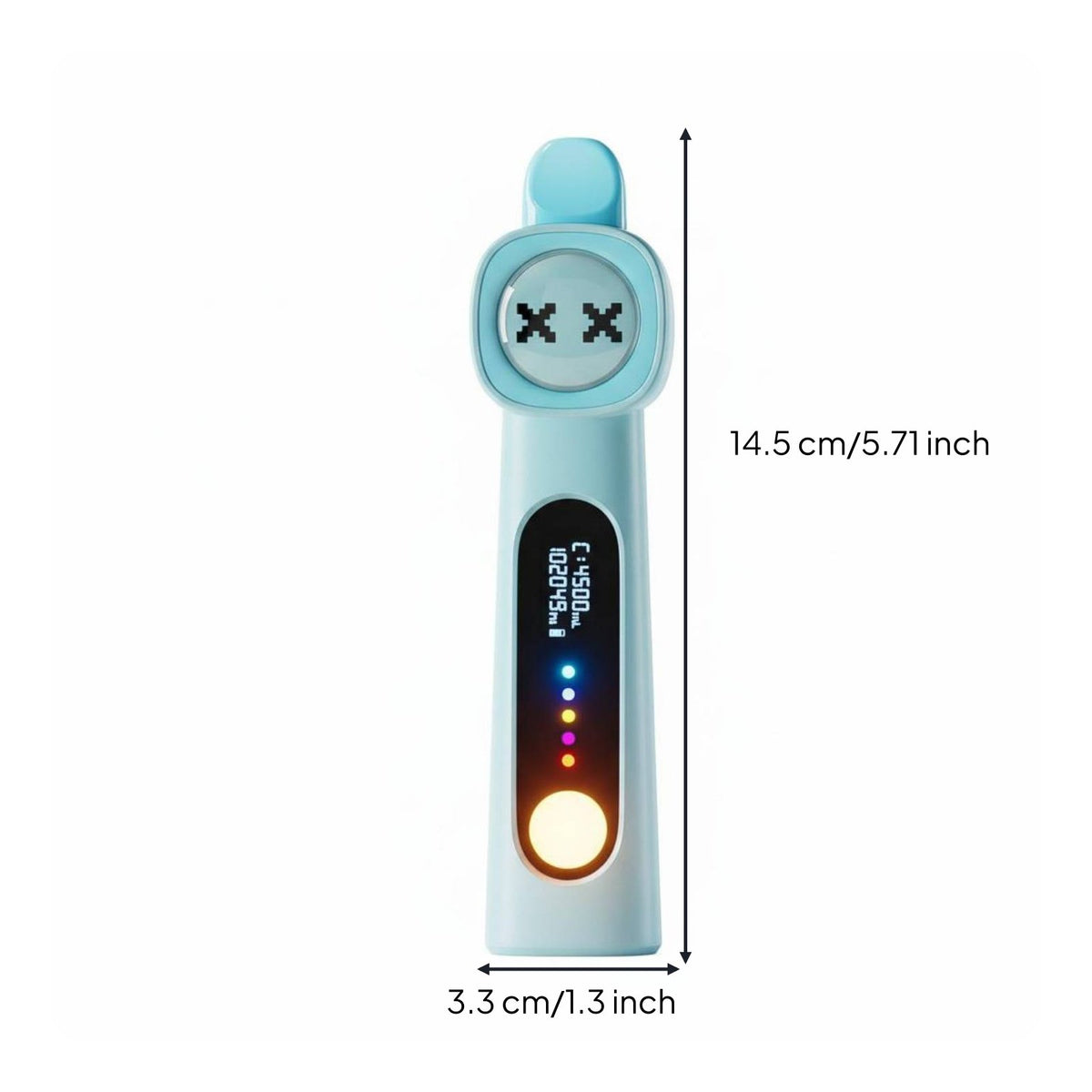 Portable Breathing Exercise Device Easy to Use Respiratory Muscle Instructor Adjustable Resistance for Students, Adults