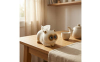 Siamese Cat Tissue Box Blue Eyes Resin Cat Tissue Box Holder Top Opening