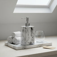 6 Pieces Marble Bathroom Set Nordic Design 6 Piece Bathroom Set for Showroom
