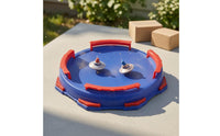 Plastic rotatingTop Arena Recessed Spinning Top Stadium Gyro Battle Stadium Guard Sections Slim Open Arena Raised Rim