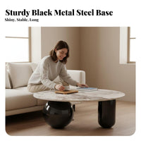 2 Pieces Light Luxury Two-Piece circular table Set Modern design Household Furniture Italian Inspired Space-Saving for Interior Designers, Apartment Dwellers, Homeowners, Living Room, Small Spaces, Hotel Lobby, Lounge Area