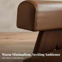 Single-Person Armchair Wabi-Sabi Aesthetic V-Leg Cane Chair Retro Design dense-foam Foam for Adults, Living Room, study corner