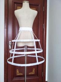 Layered Ruffle Birdcage Crinoline Petticoat for Cosplay, Lolita Dress
