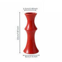 Bamboo Shaped Vase Retro Design House Decoration Elegant for Shelf