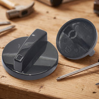 Rotary Control Knob Black Appliance Knob Hardware Universal Removable for Homeowners, Appliances, Kitchen