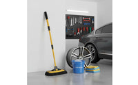 Non-Scratch Telescopic Car Wash Brush Aluminum Alloy Pole Chenille Car Wash Mop
