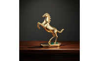 Rearing Horse Statue Shiny Horse Statue Reflective for Bookshelf
