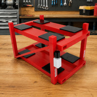 Realistic Car Model Parking Rack Long-Lasting Two-Level Parking Rack Sturdy Diecast for Hobbyists, Shelf, Desk