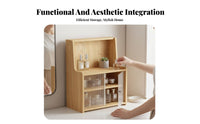 Desktop cosmetic Case with Drawers Transparent Design Cosmetic Organizer for Women