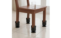 Adjustable Furniture Leg Riser Anti-Slip Heavy Duty Table Elevator Noise Reducing Clamp on Bed Lift