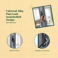 Child-safe sliding hook lock