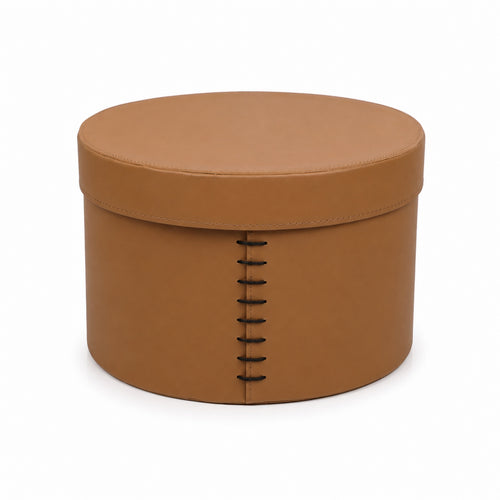 Cylindrical Storage Box Minimalist Organizer Boxes Lidded for Bedroom, Closet