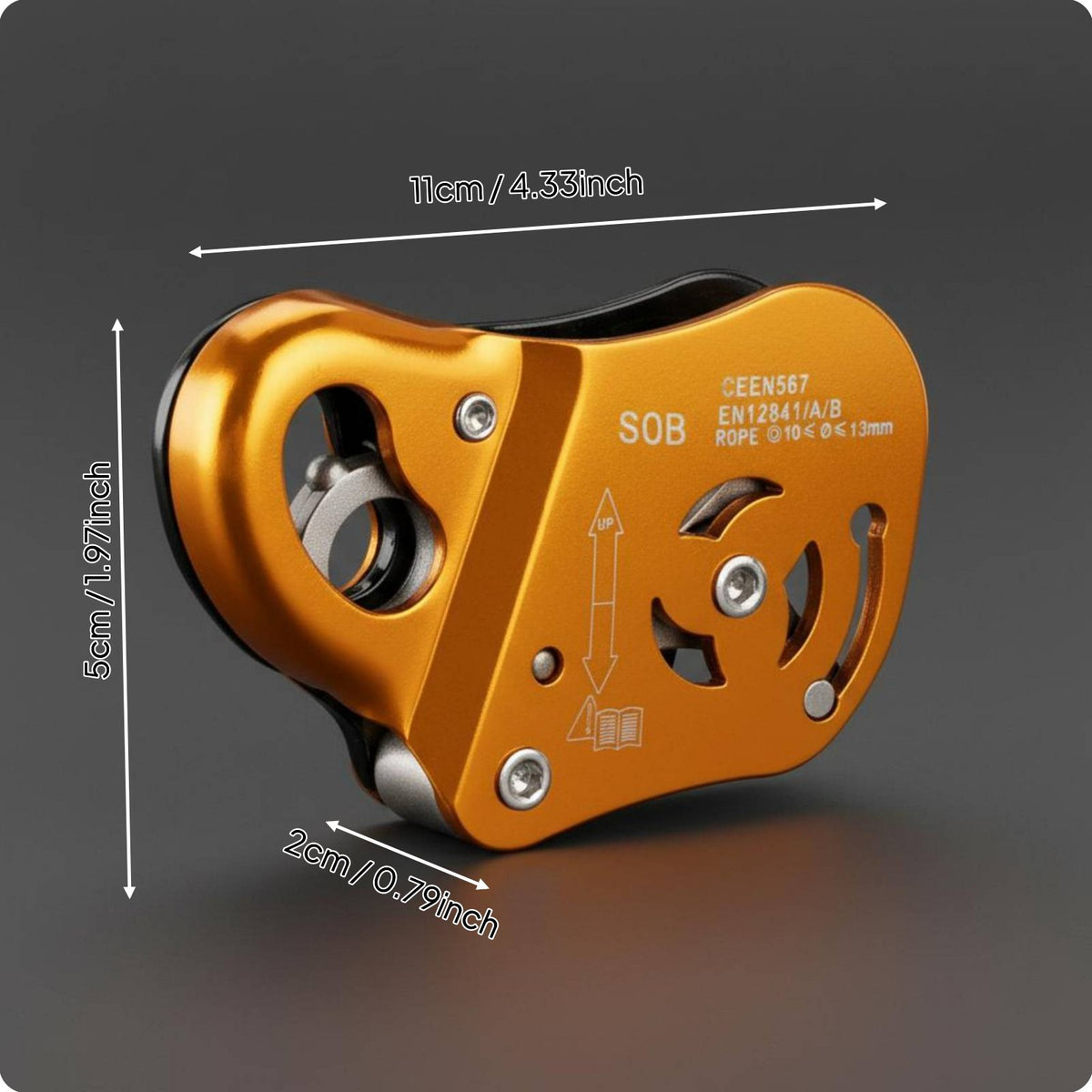 Mobile Fall Arrester High-Strength Aluminum Alloy Self-Locking Rope Clamp