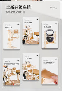 电动车儿童座椅前置可折叠宝宝安全坐椅踏板车婴儿座椅可躺可坐