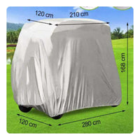 Waterproof 4 Seater Golf Vehicle Cover Heavy Duty 4 Passenger Golf Vehicle Cover Windproof