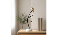 Dance Sculpture Sculptural Dance Figurine Artistic Abstract Sculpture for Simplicity Enthusiasts, Desk, Living Room, Office