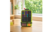 Tactile Electronic Puzzle Device Compact Light-up Fidget Game Console Flashing Quick Push Game Controller Interactive for Classroom