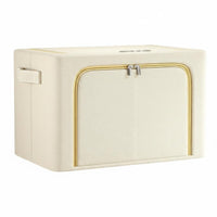 Foldable Framed Container Reinforced Handles Framed textile container Stackable