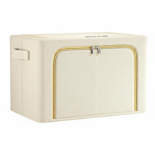 Foldable Framed Container Reinforced Handles Framed textile container Stackable