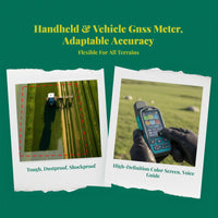Land Area Measuring Instrument, High Accuracy Handheld Global Positioning Survey Equipment, Multifunctional Measurement, Instant Navigation, Large LCD Screen