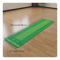 3 Pieces Broad Jump Measurement Mat Anti-Slip Sports Equipment Rubber for School