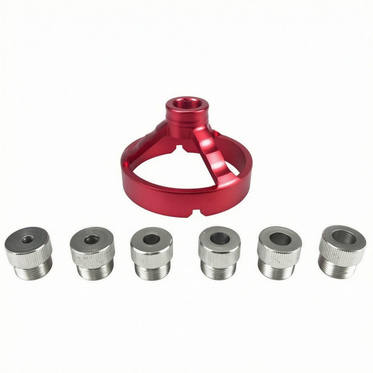 Bushing Drill Guide Compact Round Frame Drill Aligner Machined Finish Jig