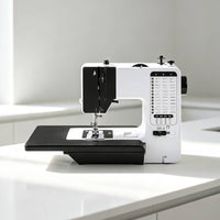 Electric Sewing Machine Easy to Use Tabletop Overlock Stitching Appliance Compact Appliance for Beginners, Hobbyists