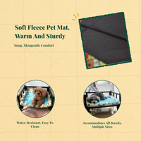 Ultra-Soft Dog Bed, Plush Non-Slip Kennel Mat, Calming