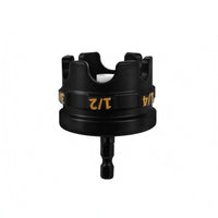 Nut Socket Wrench Adapter Black Finish Hex Shank Socket Adapter Gold Markings