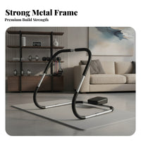 Cushioned Pad Sit-up Exercise Equipment Curved Frame Abdominal Exercise Exercise Equipment Metal Tubing Sit-up Assistant PU Cushion