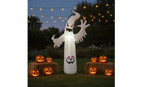 Inflatable Inflatable Ghost Spooky Inflatable Ghost with Pumpkin Freestanding Outdoor for Indoor