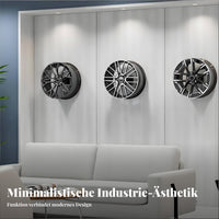 Wall Mounted Wheel Rack Space Saving Wall Mounted Wheel Display Heavy Duty