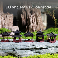 Chinese Pavilion Model for Fishbowl and Miniature Decor