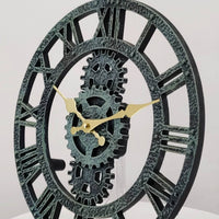 【亚马逊新款产品】户外花园防水复古树脂挂钟