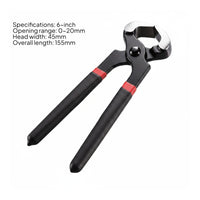 Angled Nail Puller Textured Grip Nail Puller Black Finish