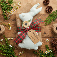 Farmhouse Easter Bunny Cute Design Spring Bunny Decor Soft & Soft Easter Bunny Decoration for Kids, Families, Table Centerpiece, Mantel, Bookshelf