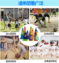 数字套1-10数字标志桶足球训练标志桶数字套障碍物数字标志桶训练