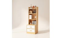 Storage Cabinet with Drawer Solid Wood Cabinet with Drawers Vertical Furniture for Renters, Students, Small Areas, Bedroom, Living Room